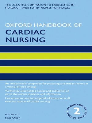 cover image of Oxford Handbook of Cardiac Nursing